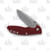 Hinderer Eklipse 3.5 Framelock Folding Knife Stonewash Spear Point S45VN Red G-10/Stonewash Blue Titanium KXM35SPEBLRD