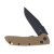 Hogue Deka Manual Folding Knife (Black Magnacut | Tan) HG24377