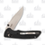 Hogue Deka Clip Point Manual Folding Knife (Stone Tumbled | Black)