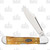 Case Yellow Curly Oak Mini CopperLock Folding Knife