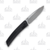 Jared Oeser F22 KickStop Folding Knife Black M390 Carbon Fiber
