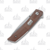 Jared Oeser F22 KickStop Folding Knife Satin M390 Brown Micarta