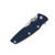 Hinderer Eklipse 3.5 Framelock Folding Knife Stonewash Spear Point S45VN Blue and Black G-10/Bronze Titanium KEK35SPEBLBLK