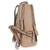 Fabigun Concealed Carry Backpack Beige Leather
