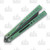 Heibel Invictus Balisong #82 Acid Stonewash Damasteel/Green Anodized Titanium HKI082