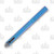 Heibel Invictus Balisong #84 Acid Stonewash Damasteel/Blue Anodized Titanium HKI084