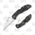 Spyderco Delica 4 Folding Knife Plain Edge Wharncliffe Black