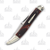 Marble's Exhibition Grade Brown Checkered Bone Toothpick Folding Knife