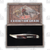 Marble's Exhibition Grade Brown Checkered Bone Toothpick Folding Knife