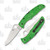 Spyderco Pacific Salt 2 Folding Knife Green FRN 3.78in PlainEdge Blade