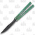 Heibel Invictus Balisong #90 Acid Stonewash Damasteel/Light Green Titanium HKI090