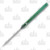Heibel Invictus Balisong #90 Acid Stonewash Damasteel/Light Green Titanium HKI090