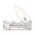 SOG Cash Card Folding Knife 2.75in Satin Clip Point Money Clip