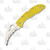 Spyderco Tasman Salt 2 Folding Knife Serrated Yellow FRN