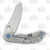 Olamic Wayfarer 247 Folding Knife T-039M 12K Twill Frosty Blue T039M
