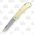 Bear & Son Large Farmhand Lockback Folding Knife Yellow Front Open 1