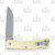 Bear & Son Large Farmhand Lockback Folding Knife Yellow Back Open 2