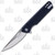 Buck 239 Infusion Black Aluminum Folding Knife 3.25in Drop Point Blade