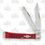Rough Ryder Red Jigged Bone Trapper Folding Knife RR266