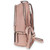 Fabigun Concealed Carry Backpack Light Pink Stitched Leather