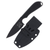 White River M1 Pro Fixed Blade Knife 3in PVD S35VN Black G-10