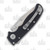 Demko Knives Ad20.5 Folding Knife S35Vn Steel Clip Point Black G-10