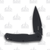 Kershaw Conduit Assisted Flipper 2.9in Black Oxide Spear Point Blade