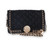 Leda Fashion Clutch Purse Small Black Womens LPP1307BLK