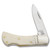 Rough Ryder White Smooth Bone Mustang Folding Knife RR1300