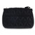 Leda Fashion Small Quilted Black Clutch Purse