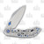 Olamic Wayfarer 247 Folding Knife T-078C Cutlass Twill Fat Carbon (Jeweled Acid Rain)