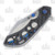 Olamic Wayfarer 247 Folding Knife T-078C Cutlass Twill Fat Carbon (Jeweled Acid Rain)