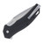 Kershaw Lateral Folding Knife 3.1in Plain Stonewashed Drop Point Blade