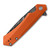 Case Kinzua Folding Knife Orange Aluminum Tanto