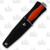 Blackjack Model 15 Jet Pilot Orange Sawtooth Fixed Blade Knife