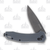 Kershaw Covalent Folding Knife Duralock 3.2in Blackwash Drop Point Blade