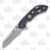 Olamic Wayfarer 247 Folding Knife T-083B Wharning Dark Matter (Blue Acid Rain)