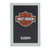 Zippo Lighter Harley Davidson Black Matte Blacklight ZP48600