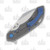 Olamic Wayfarer 247 Folding Knife T-071C Cutlass Dark Matter (Blue Acid Rain)