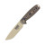 ESEE 4 Fixed Blade Coyote and Black 3D G10 4.5in Plain Desert Tan
