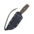 ESEE 4 Fixed Blade Coyote and Black 3D G10 4.5in Plain Desert Tan