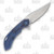 Olamic Wayfarer 247 Folding Knife T-057B Dark Matter FatCarbon/Kinetic Ocean T057B