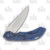 Olamic Wayfarer 247 Folding Knife T-057B Dark Matter FatCarbon/Kinetic Ocean T057B