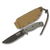 ESEE 6S Fixed Blade Knife Black Carbon Steel Gray Micarta Partially Serrated