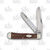 Case Natural Burlap Micarta 1095 Carbon Trapper Folding Knife