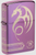 Zippo Anne Stokes High Polish Purple Lighter