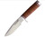 Blackjack Classic Model 125 Stacked Leather Fixed Blade Knife