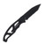Gerber Paraframe I Folding Knife 3in Black Part Serrated Tanto Blade