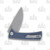 EIKONIC RCK9 Folding Knife Blue 3.06' Plain Edge Stonewash Drop Point