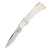 Rough Ryder White Smooth Bone Small Lockback Folding Knife RR135
